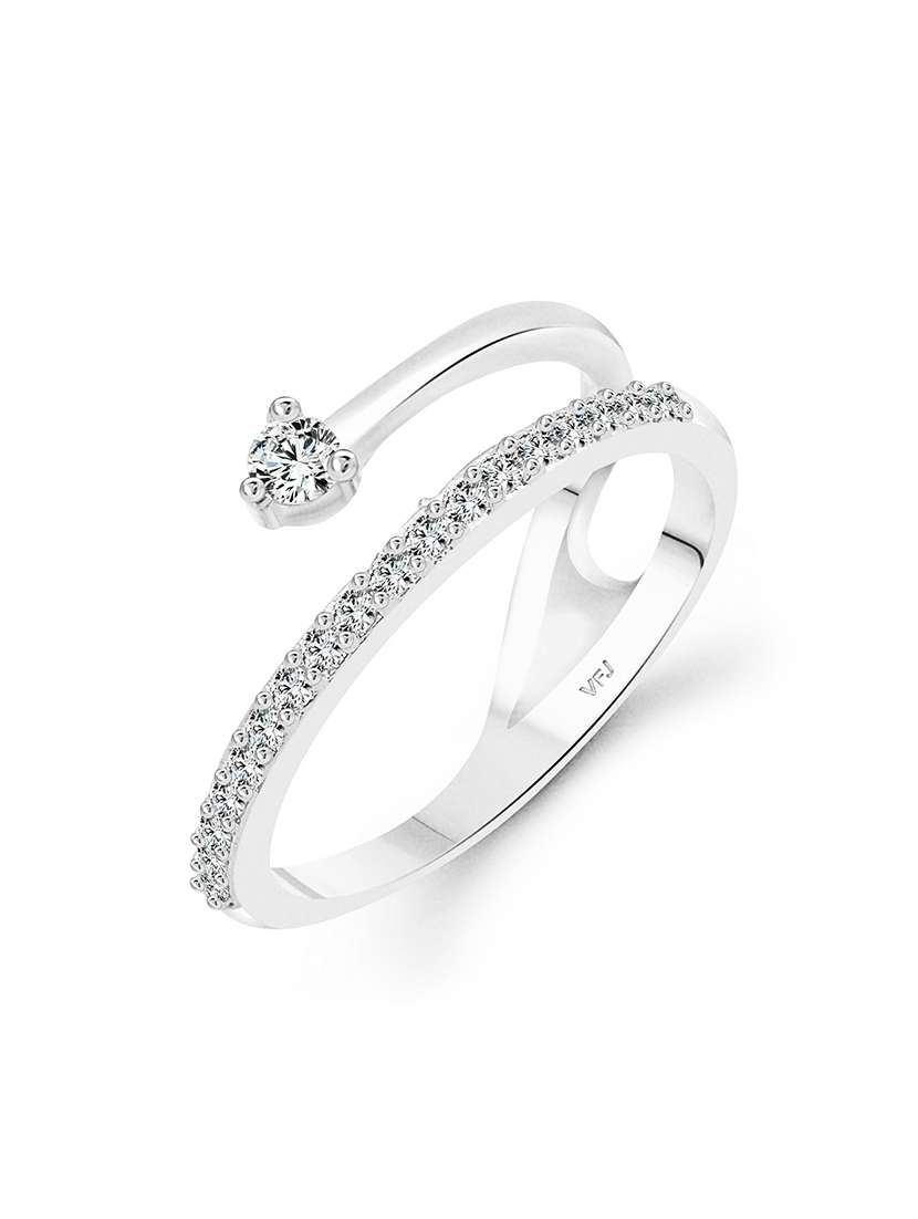 silver metal finger  ring