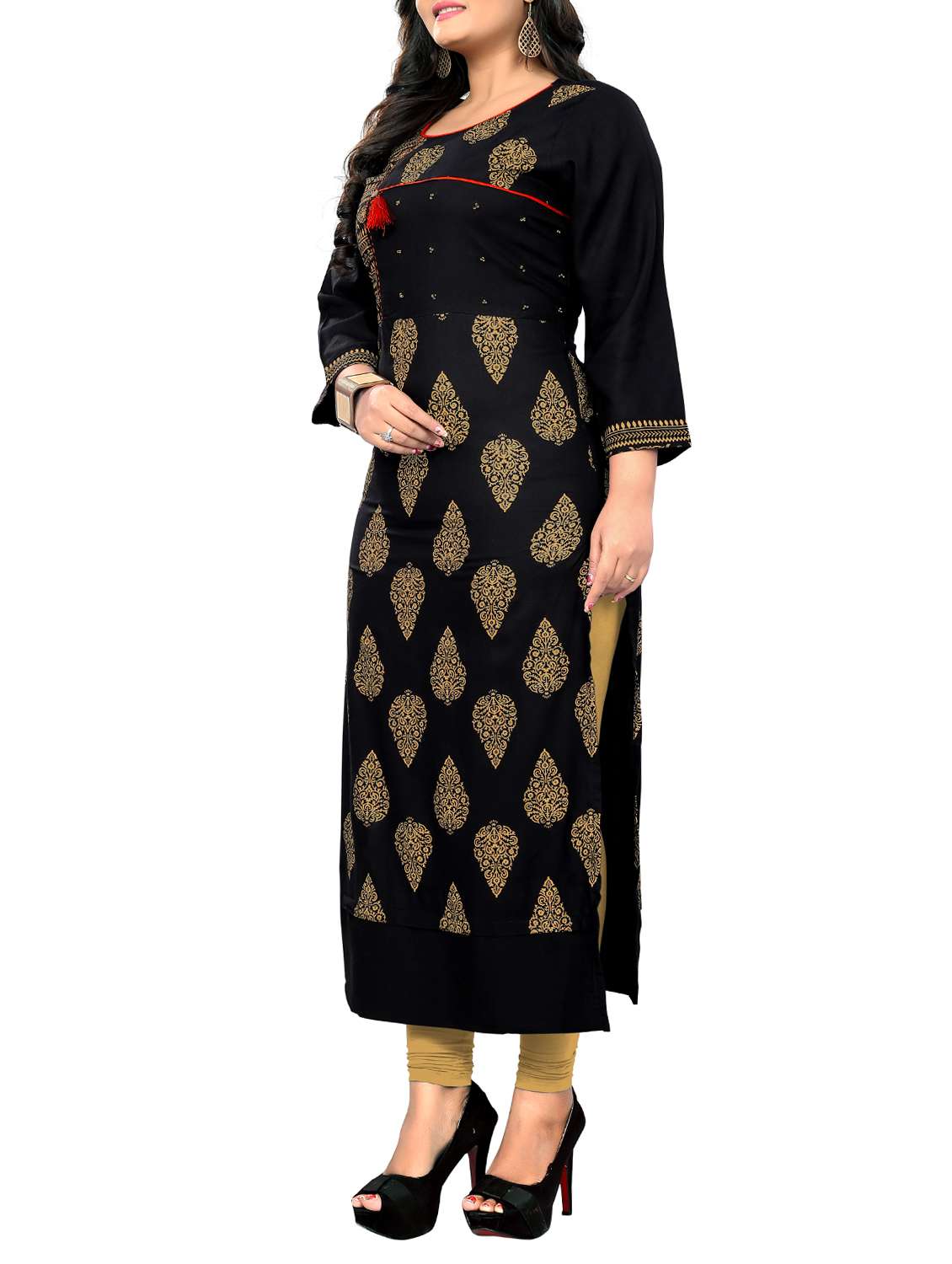 women's straight kurta - 15739915 -  Standard Image - 1