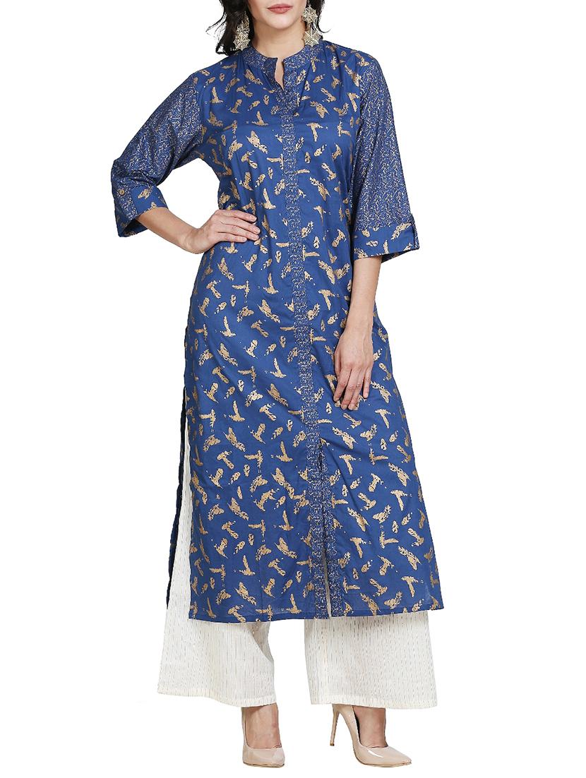 women's straight kurta - 15740819 - Zoom Image - 0