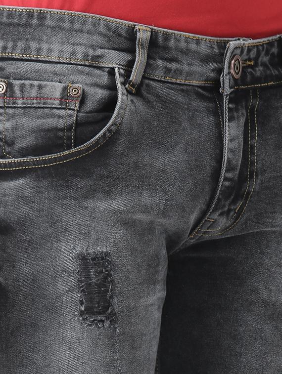 grey cotton blend shorts - 15740981 - Standard Image - 4