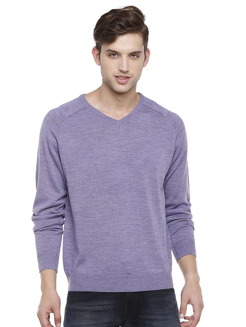 purple wool sweatshirt