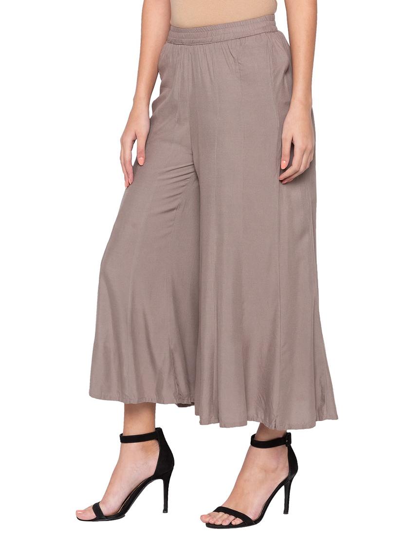 kalidaar flared palazzo - 15744012 - Standard Image - 1