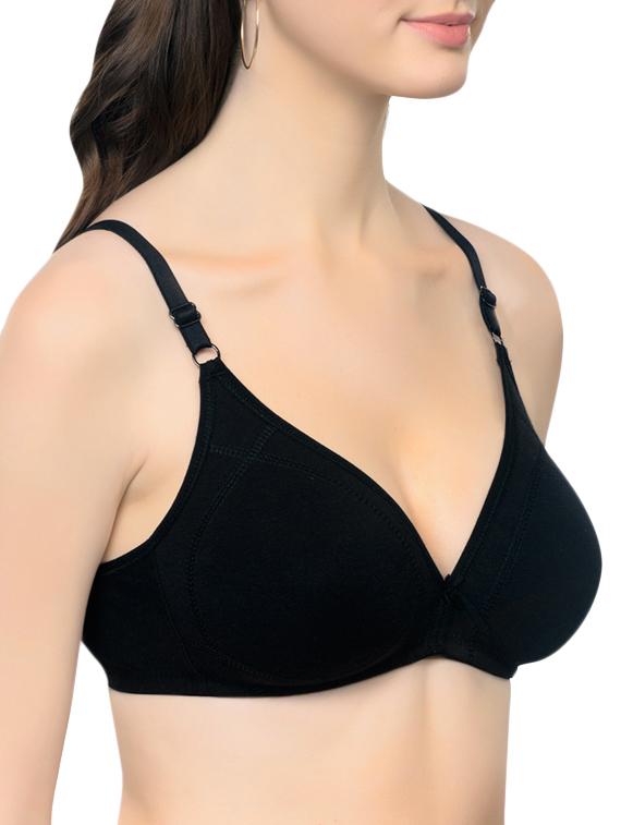 bow patch solid bra - 15745765 -  Standard Image - 1