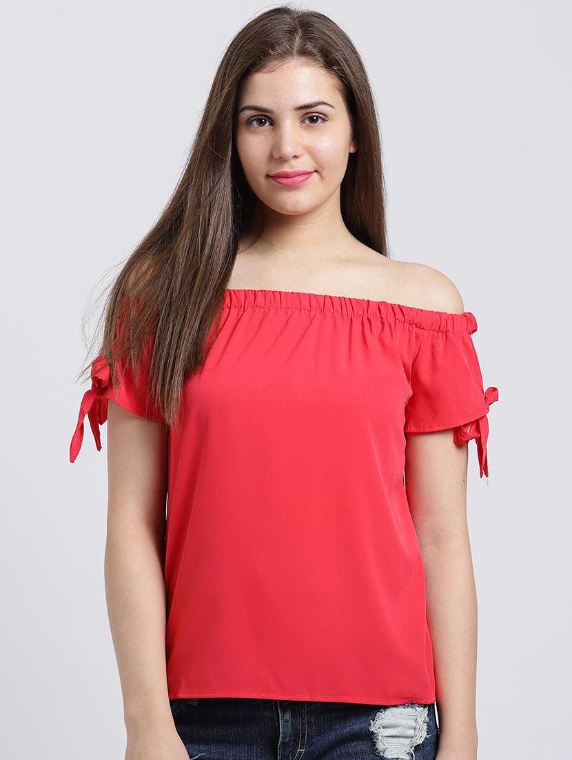 women's straight off shoulder top