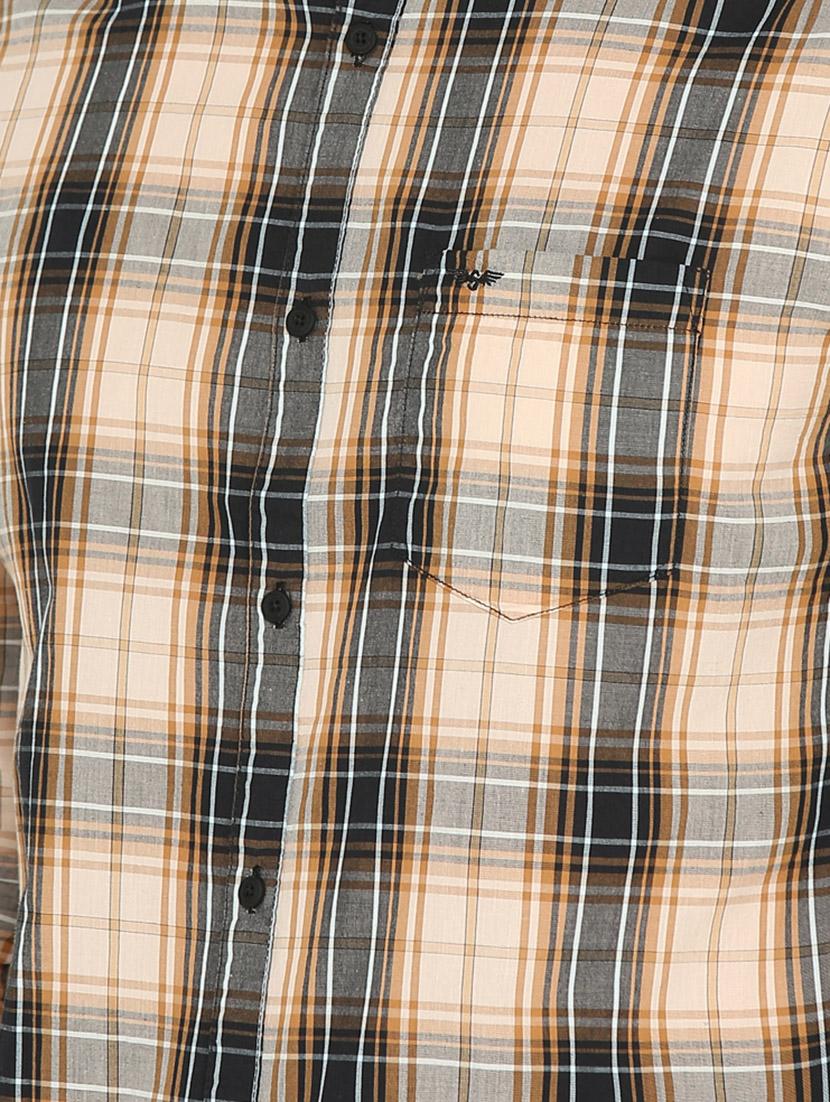 mens checks casual shirt - 15747325 - Standard Image - 4