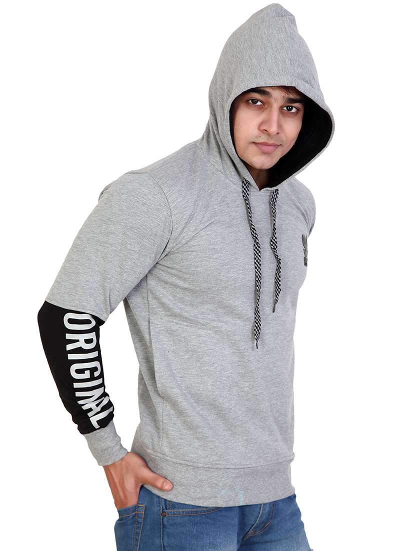 mens placement print sweatshirt - 15747564 -  Standard Image - 1