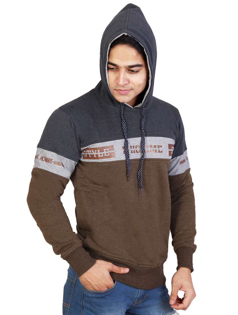 mens color block sweatshirt - 15747568 -  Standard Image - 1