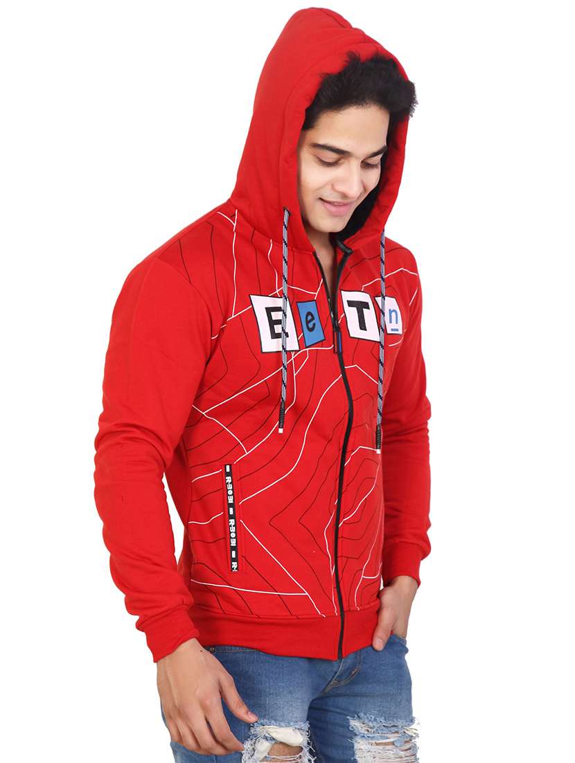 mens front print sweatshirt - 15747590 -  Standard Image - 1