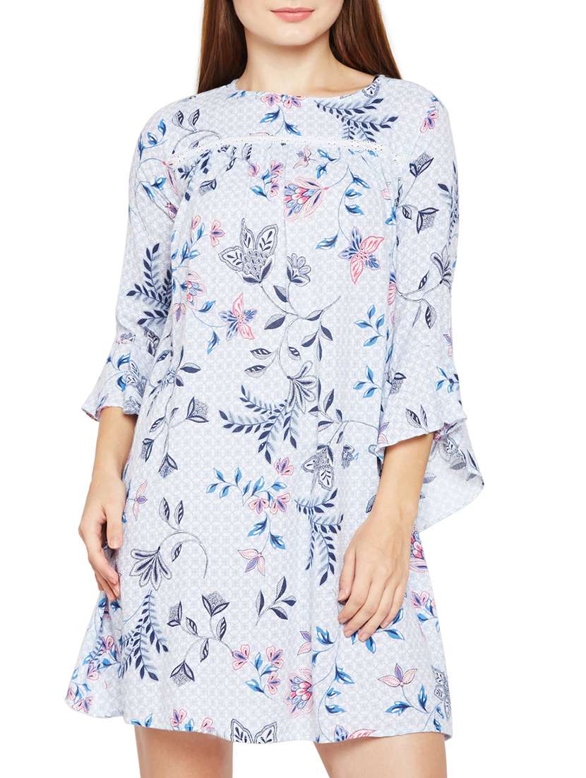 keyhole back lace insert dress