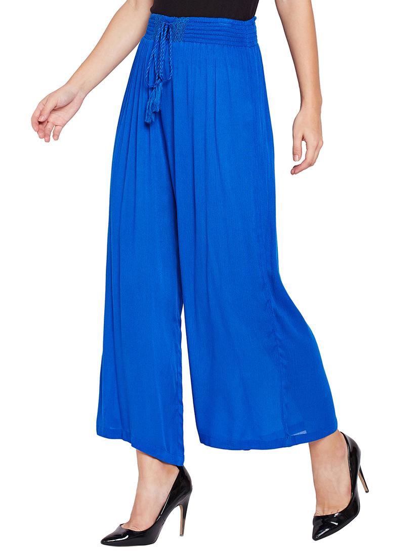 smocked waist palazzo - 15748832 - Standard Image - 1
