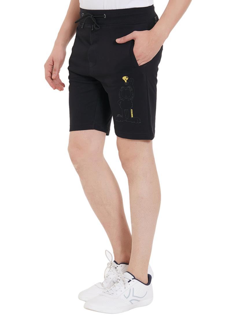 black cotton shorts - 15750637 -  Standard Image - 1