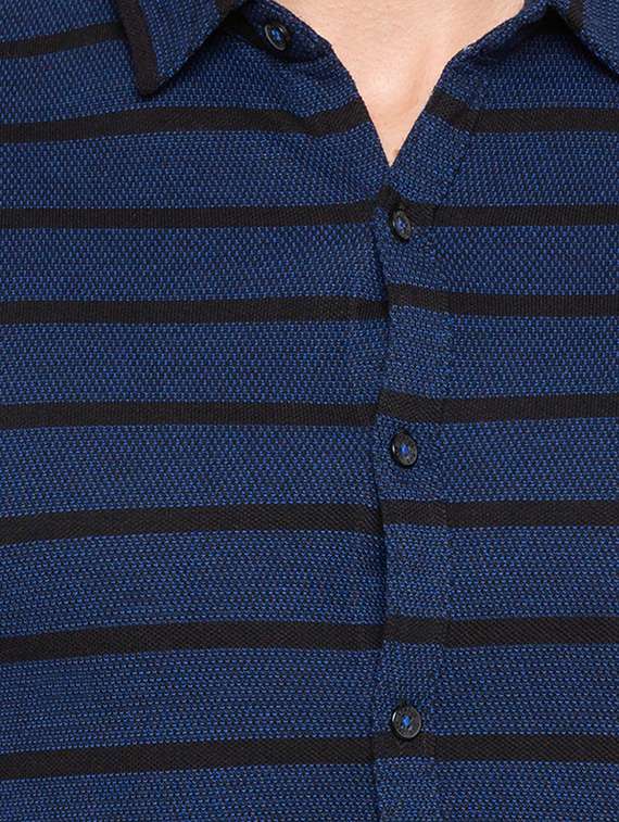 blue striped casual shirt - 15750650 -  Standard Image - 4