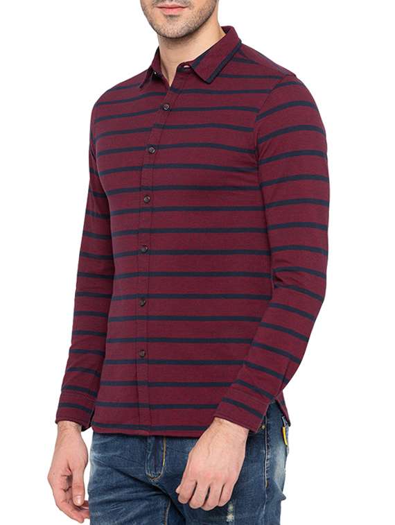 red striped casual shirt - 15750651 -  Standard Image - 1