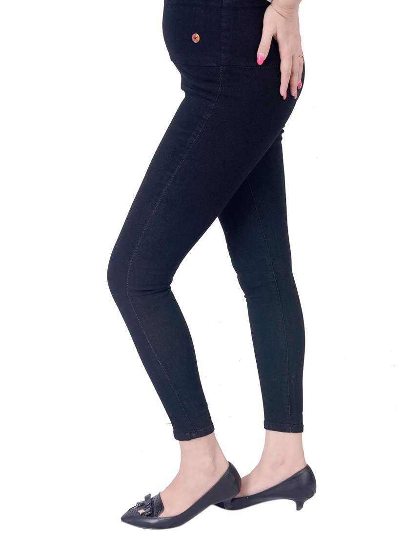 high waist denim jegging - 15751782 -  Standard Image - 1