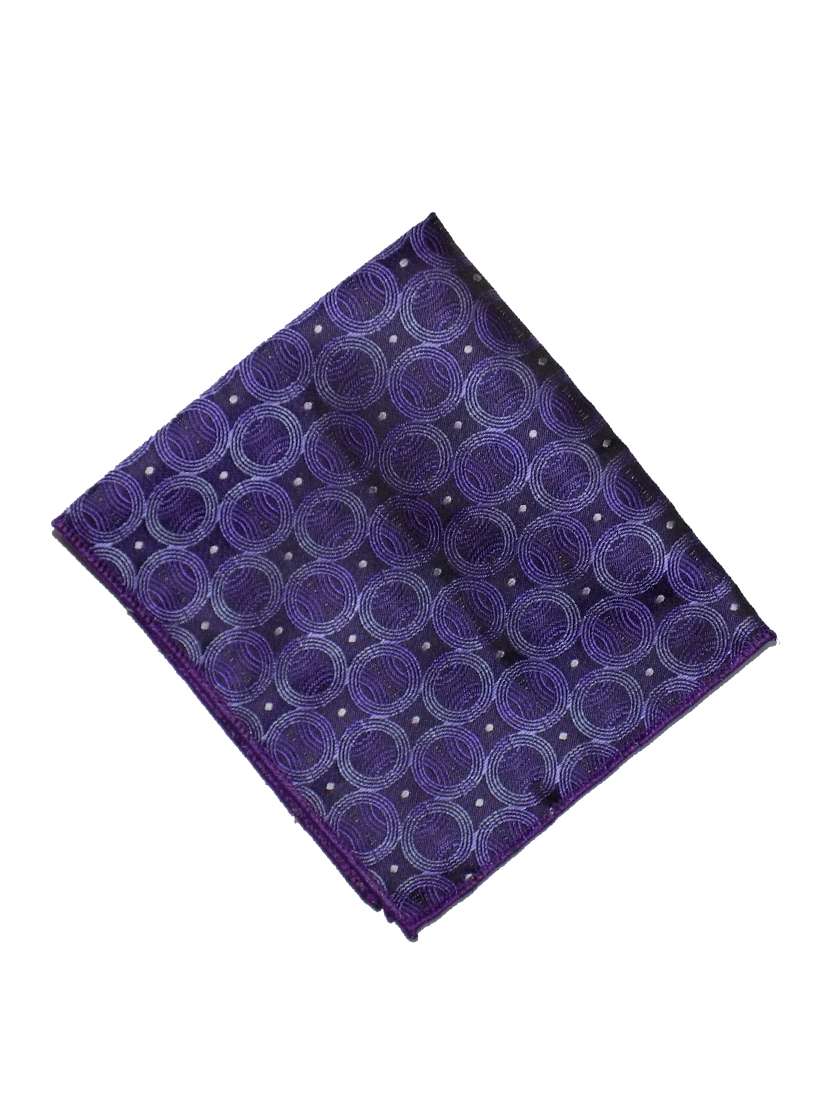 purple polyester pocketsquare