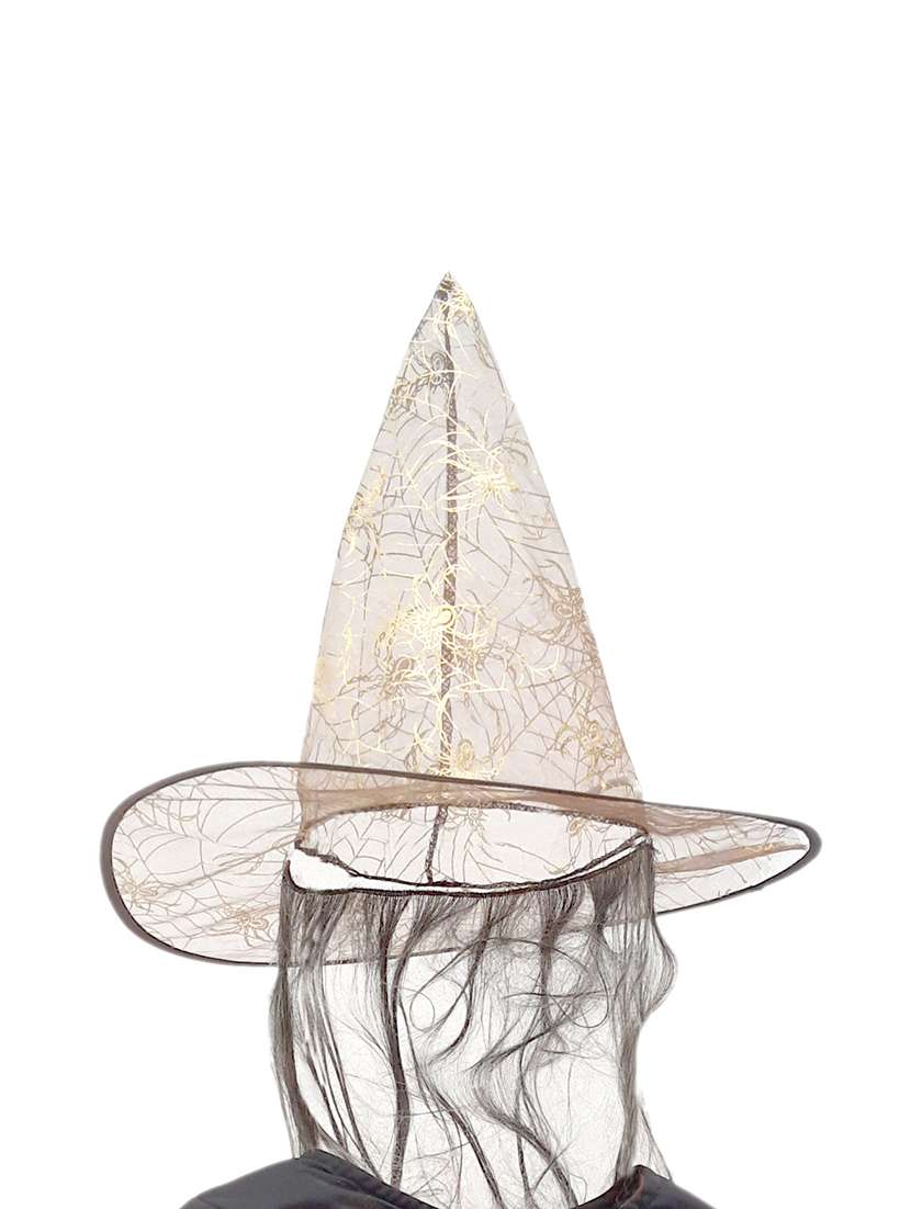 black polyester witch hat - 15755553 -  Standard Image - 1