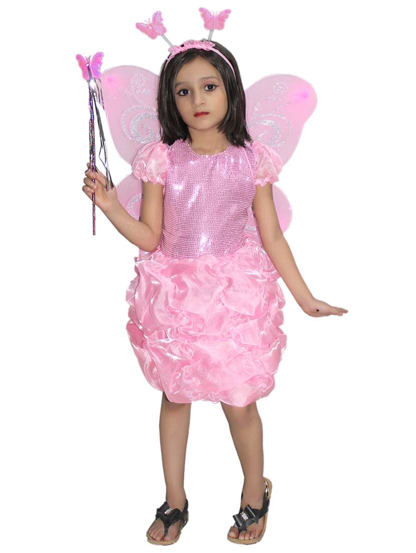 pink polyester costume