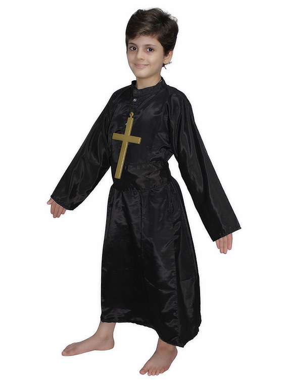 black polyester costume - 15756129 -  Standard Image - 1