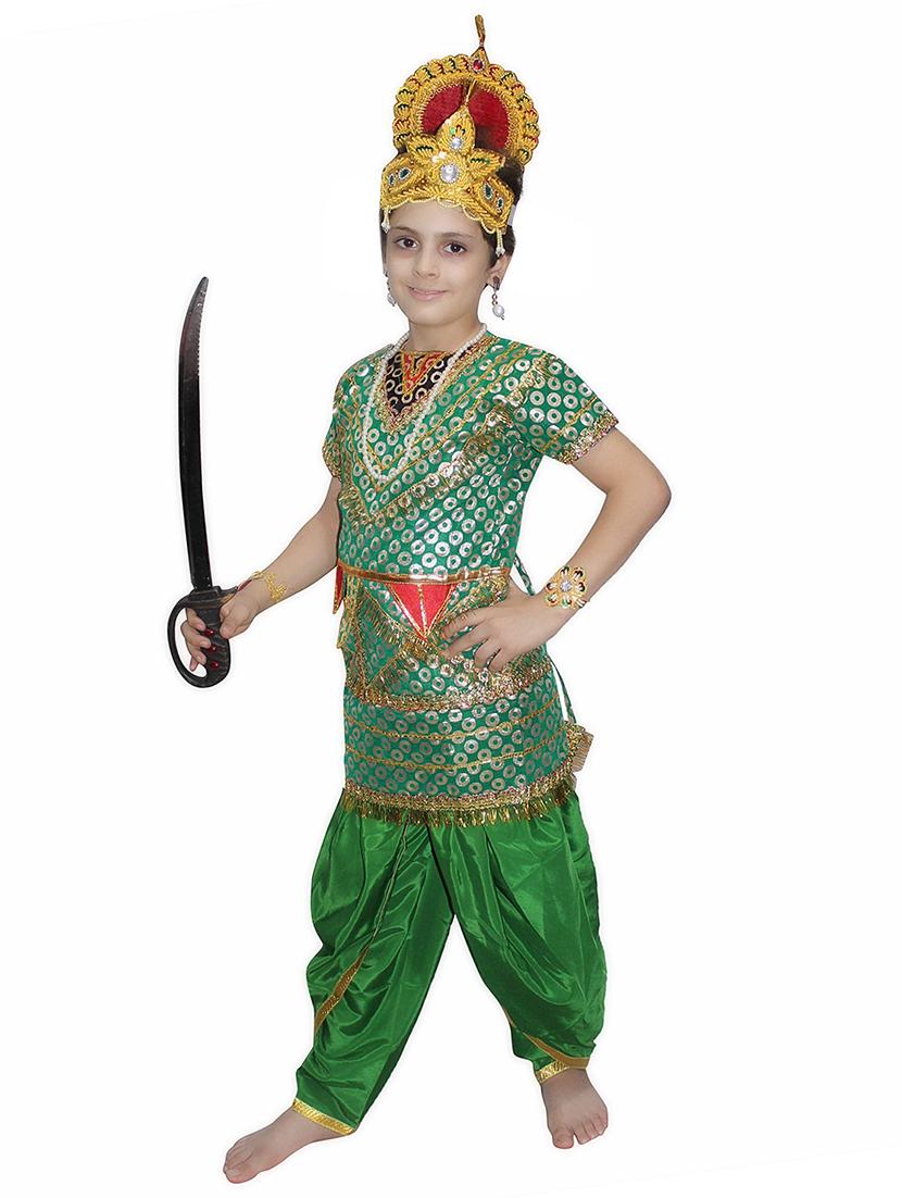green polyester costume - 15756137 -  Standard Image - 1