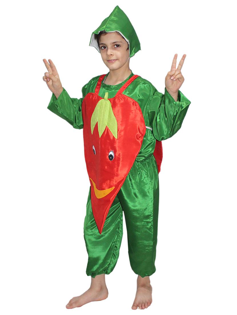 red polyester costume - 15756154 - Standard Image - 1