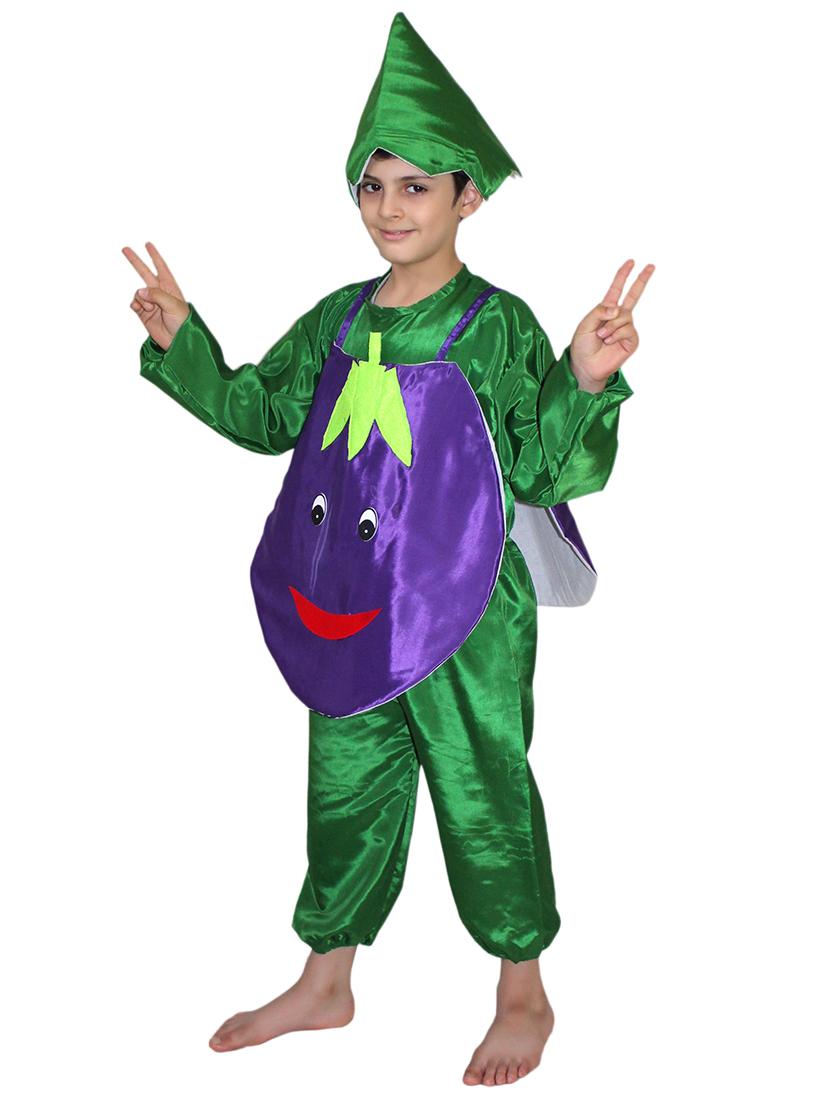 purple polyester brinjal costume - 15756157 - Standard Image - 1