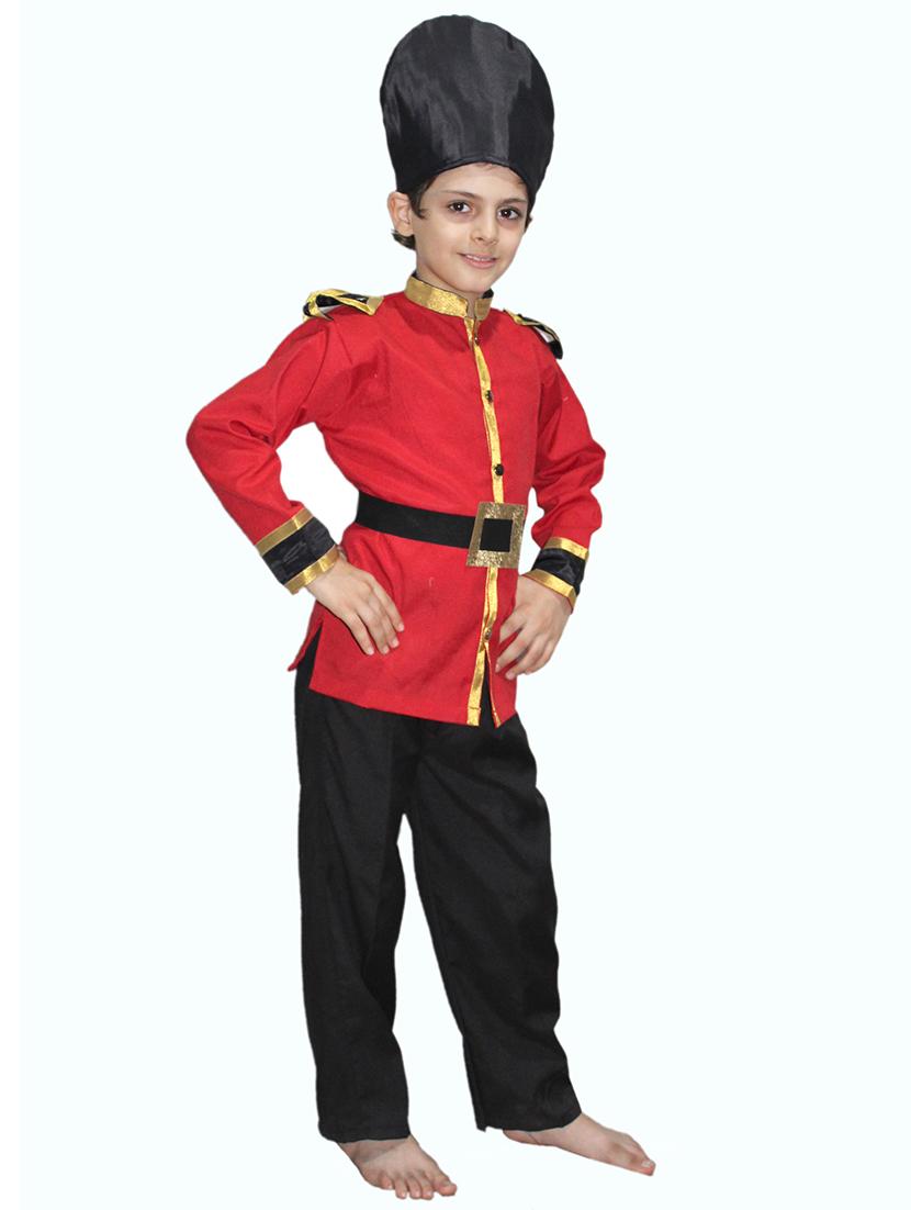 red polyester costume - 15756163 -  Standard Image - 1