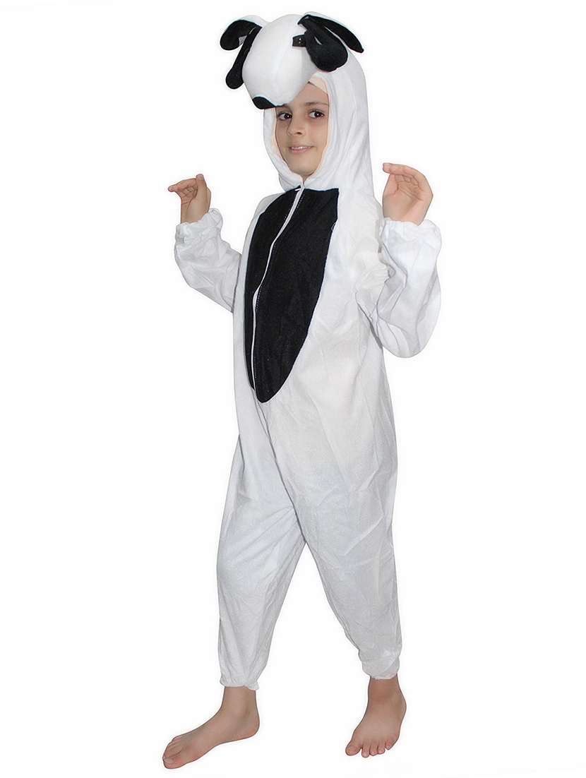white polyester sheep  costume - 15756180 -  Standard Image - 1