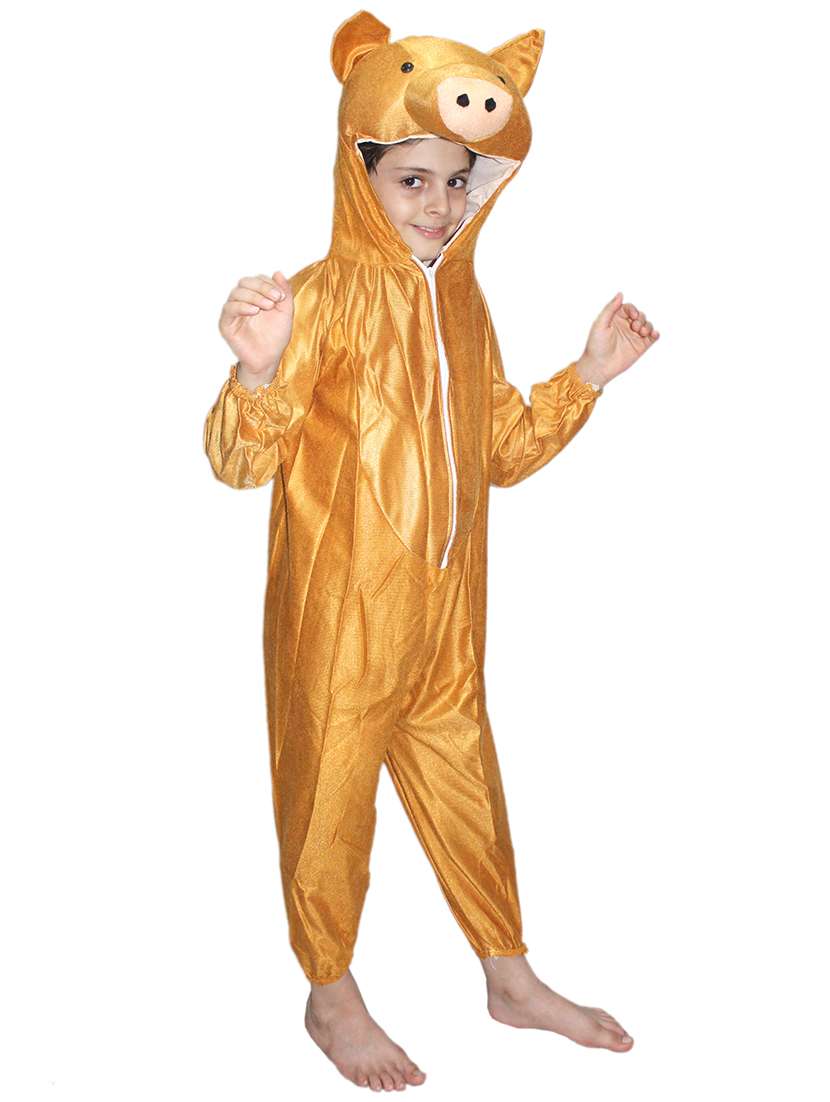 brown polyester pig  costume - 15756181 -  Standard Image - 1