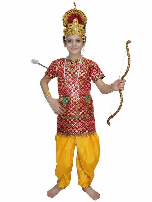 Buy Multi Colored Polyester Mythological Costume By Kaku Fancy