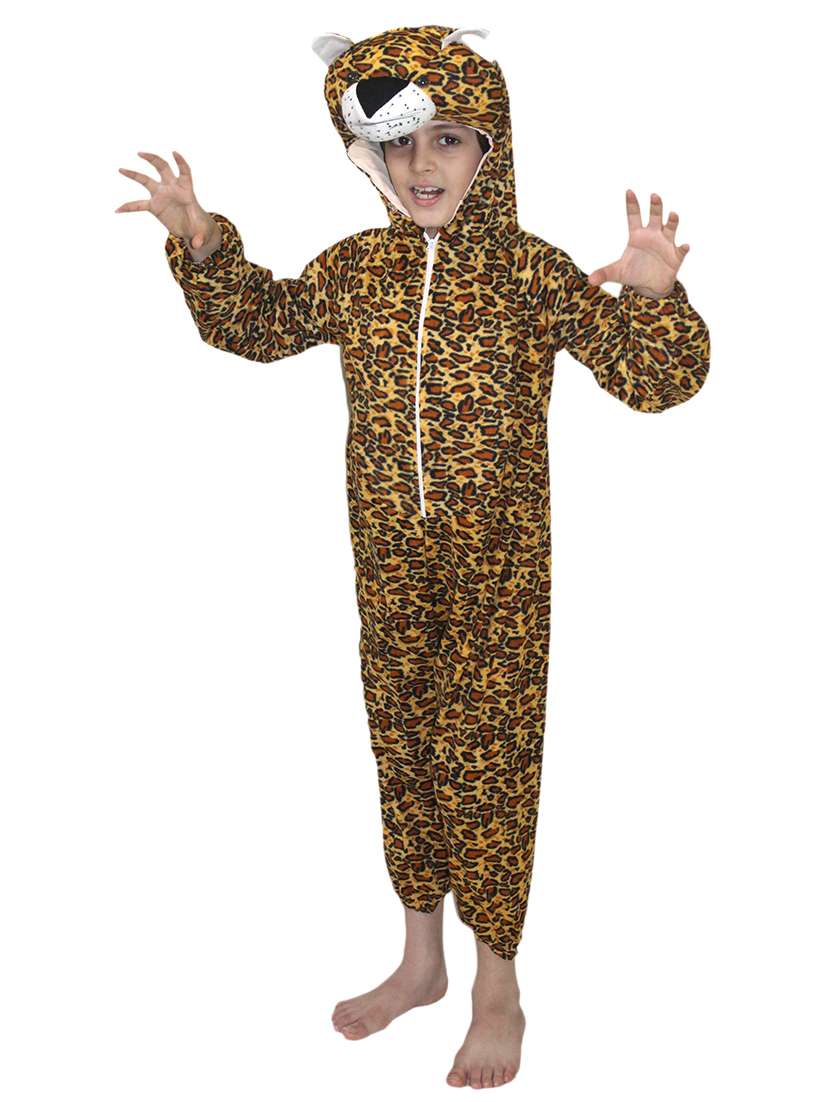 brown polyester leopard costume - 15756212 -  Standard Image - 1