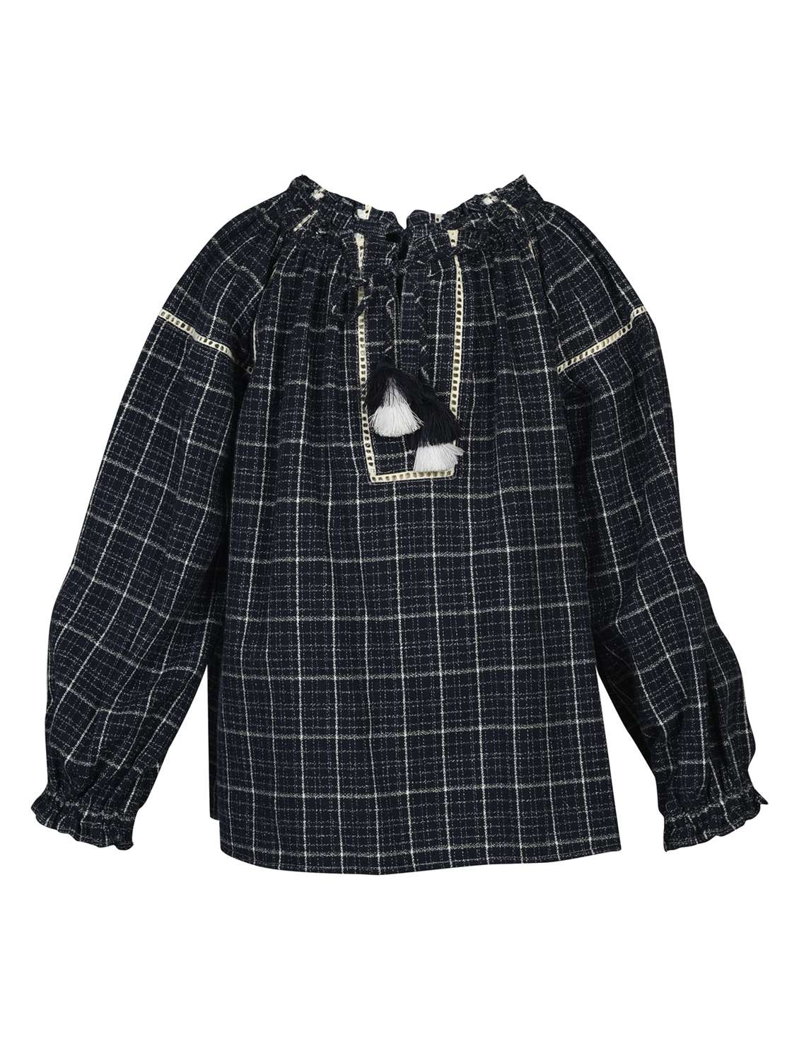 blue viscose  top