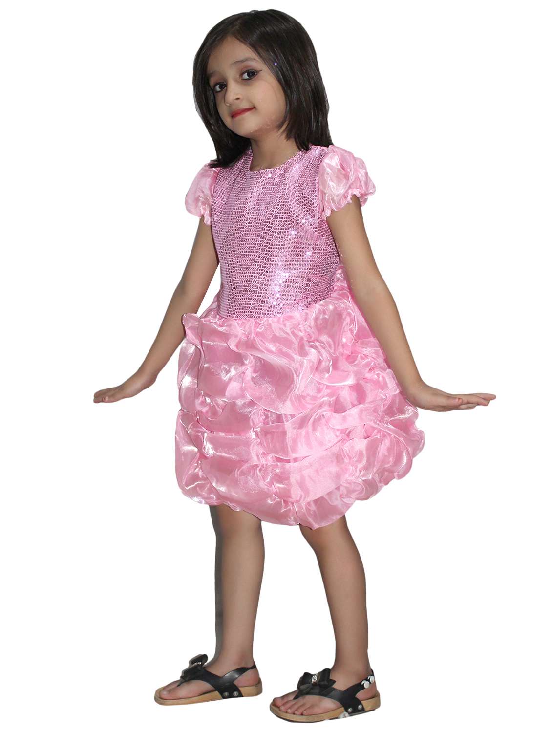 pink polyester costume - 15758708 -  Standard Image - 1