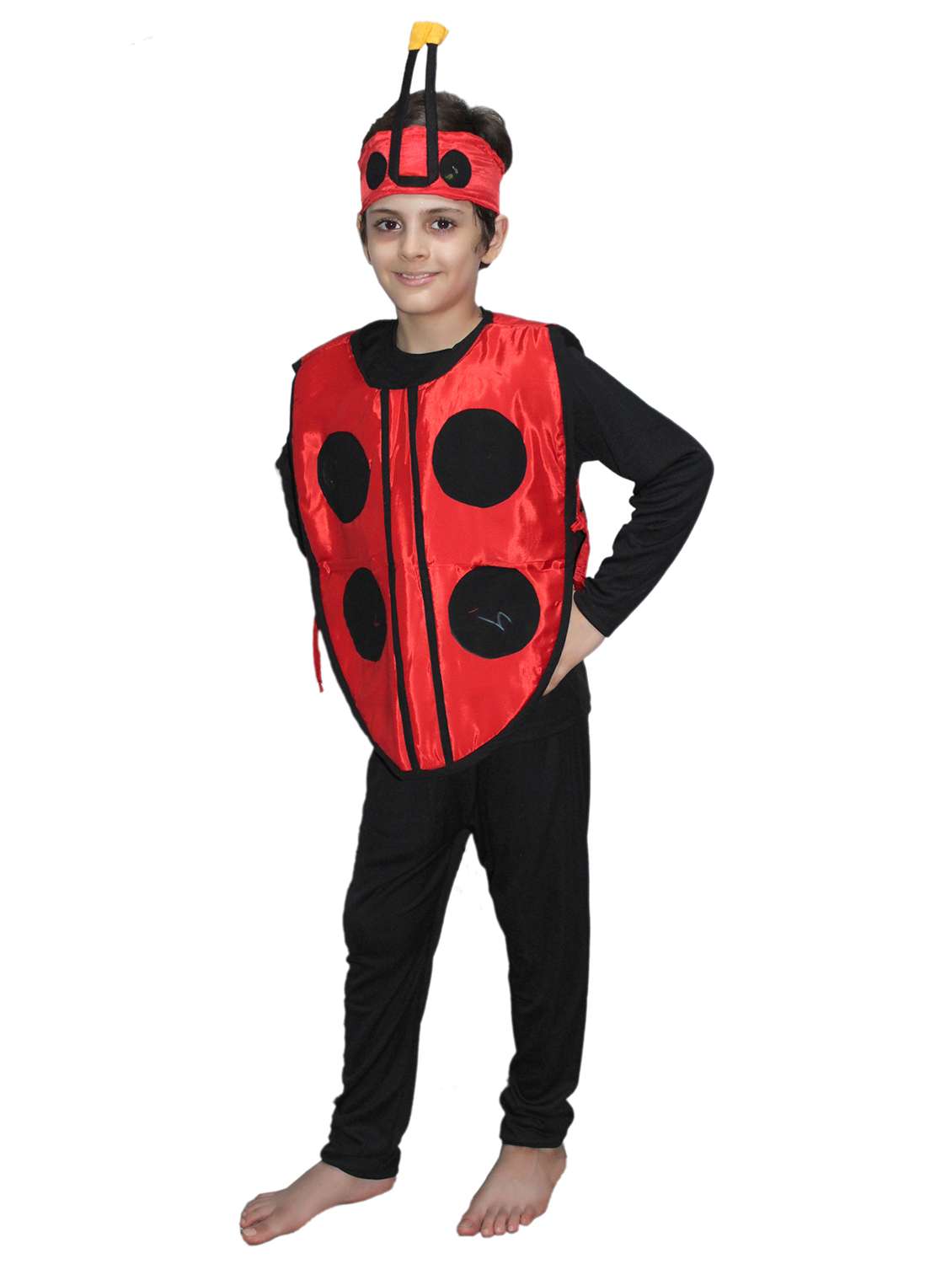 red polyester costume - 15758717 -  Standard Image - 1