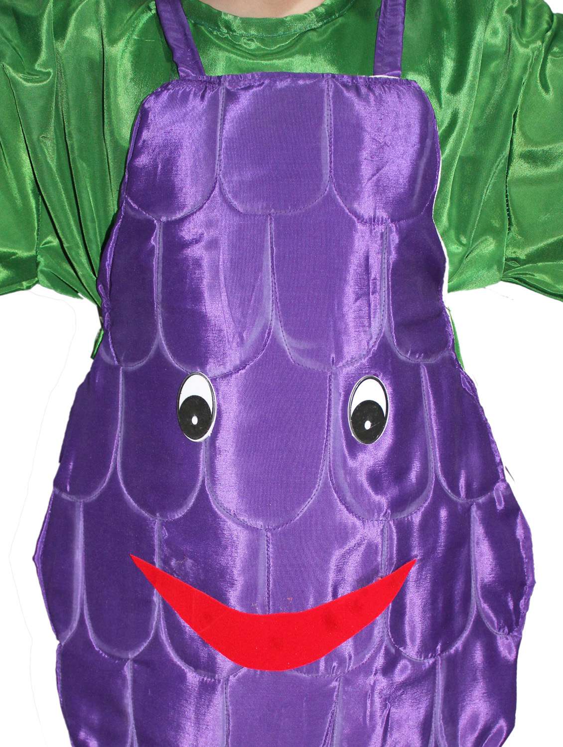 purple polyester grapes costume - 15759068 -  Standard Image - 1