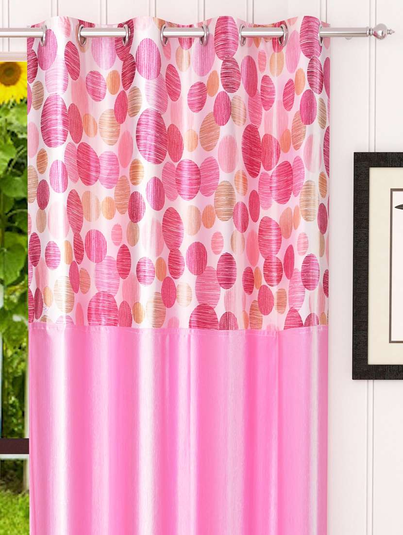 2 piece eyelet window curtains - 5 ft, brown - 15766697 -  Standard Image - 1