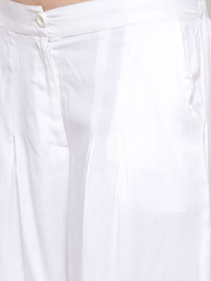 multi colored high-low kurta palazzo set - 15767047 -  Standard Image - 4