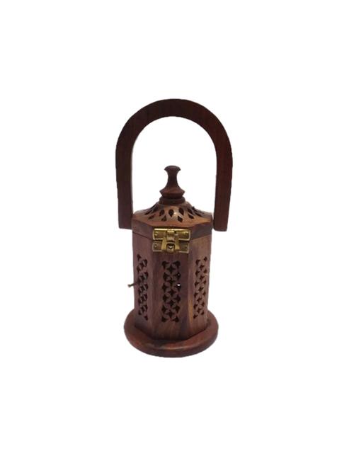 desi karigar letter box shaped lobandaan (dhoop stand) with handle - 15767759 - Standard Image - 0