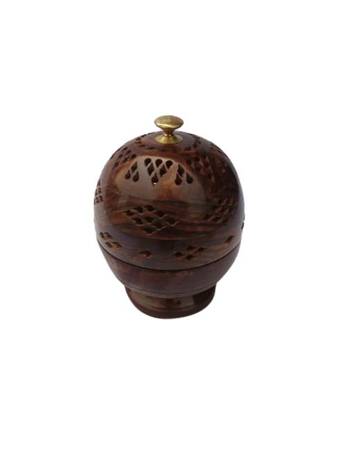 desi karigar egg shaped lobandaan (dhoop stand) - 15768061 -  Standard Image - 0