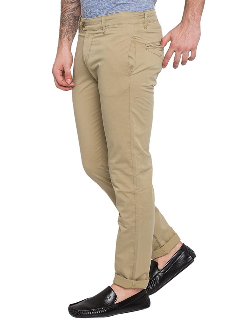 beige cotton chinos - 15772369 -  Standard Image - 1