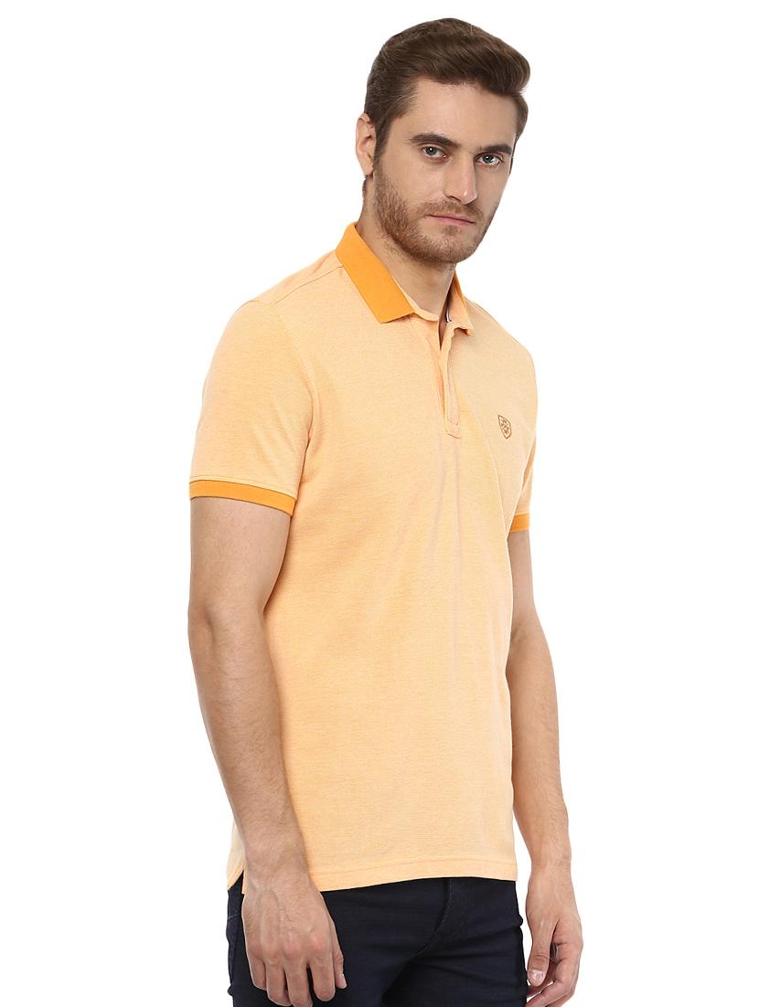 solid yellow polo t-shirt - 15772638 - Standard Image - 1
