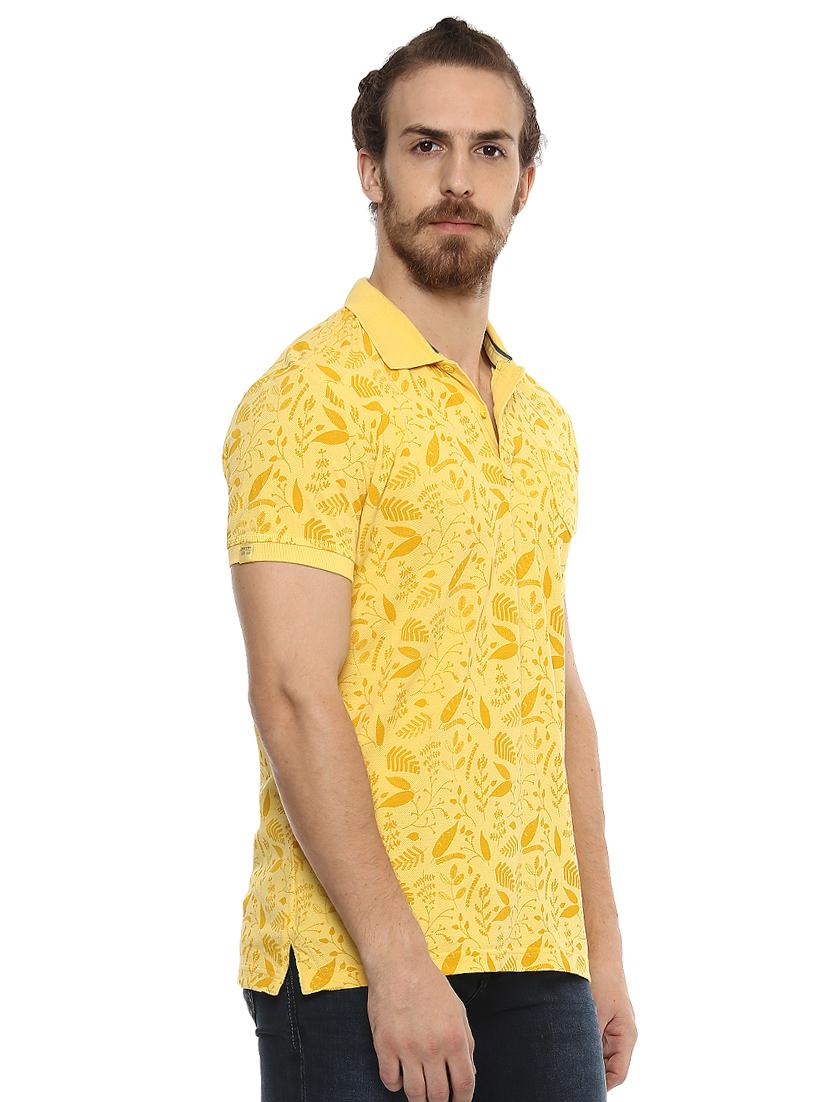 yellow all over print t-shirt - 15772676 -  Standard Image - 1