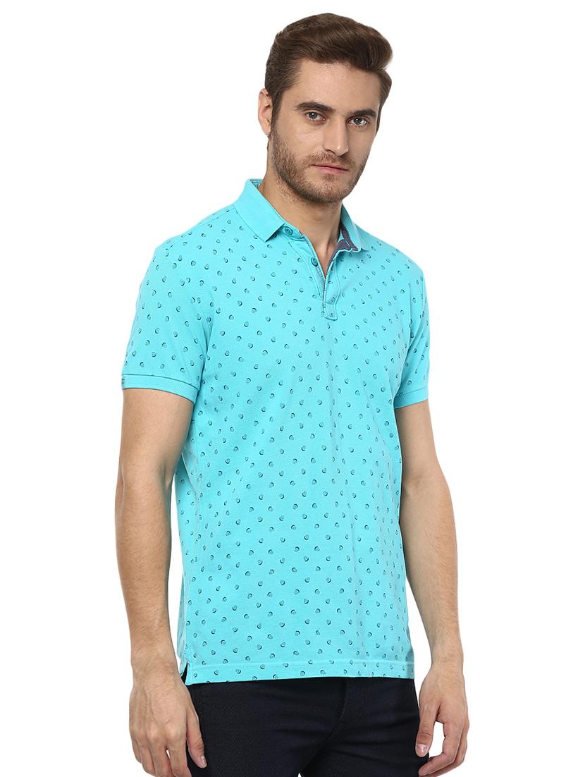 blue all over print t-shirt - 15772677 -  Standard Image - 1