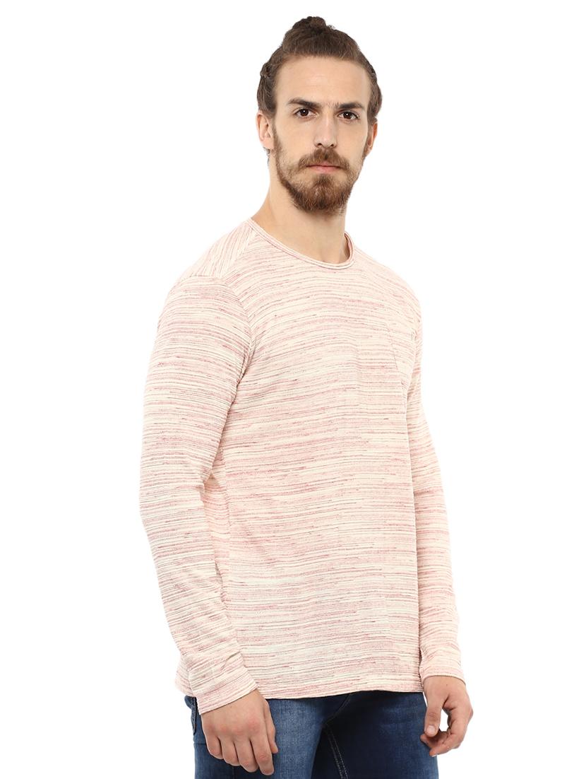 beige striped pocket t-shirt - 15772744 -  Standard Image - 1