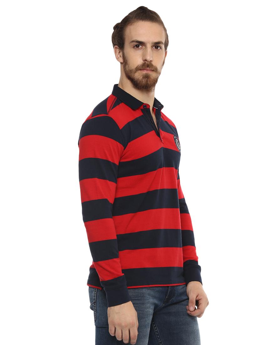 red striped polo t-shirt - 15772777 -  Standard Image - 1