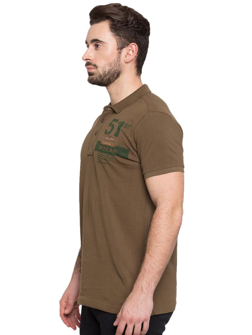 green typographic chest print t-shirt - 15772952 -  Standard Image - 1