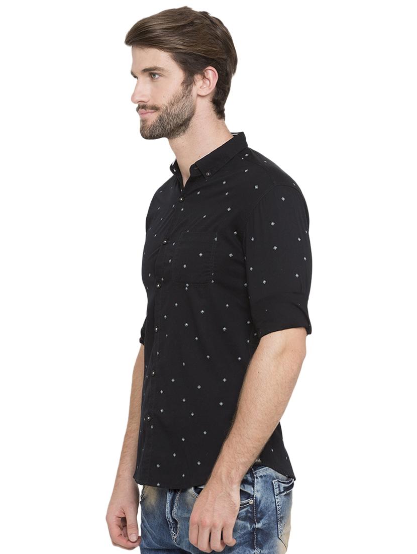 black printed casual shirt - 15773067 -  Standard Image - 1
