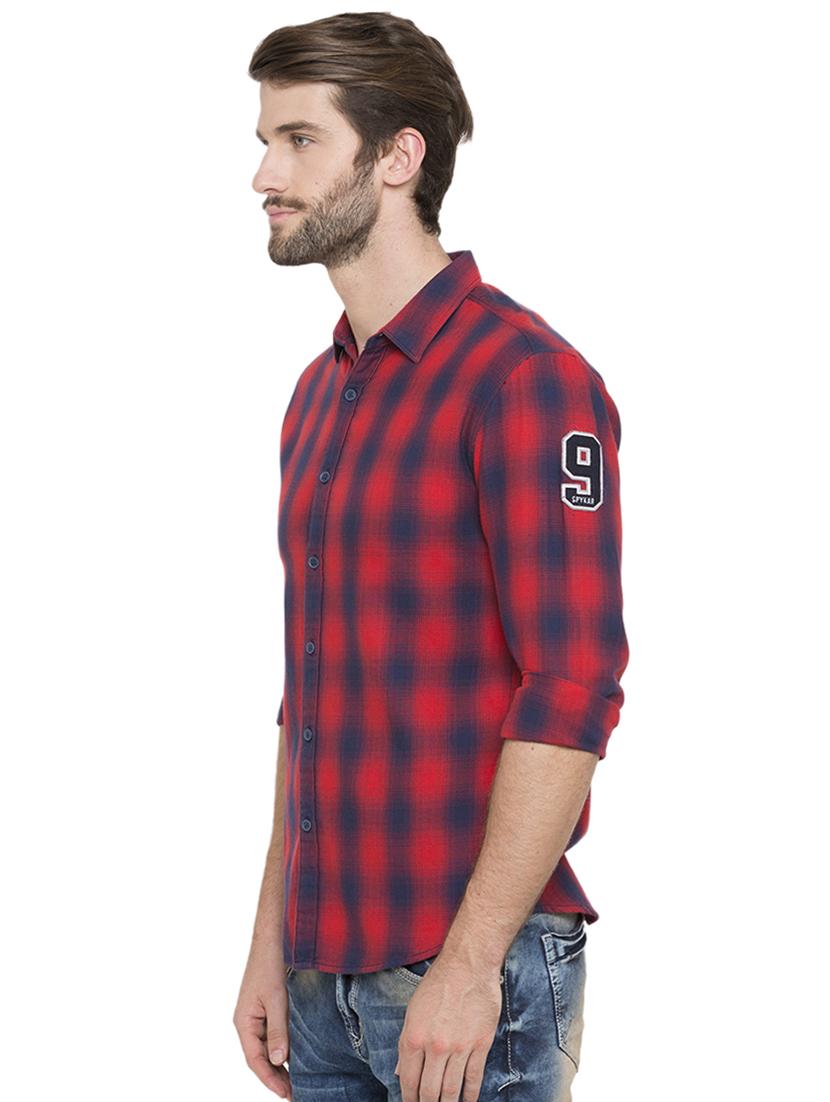 red checkered casual shirt - 15773112 -  Standard Image - 1