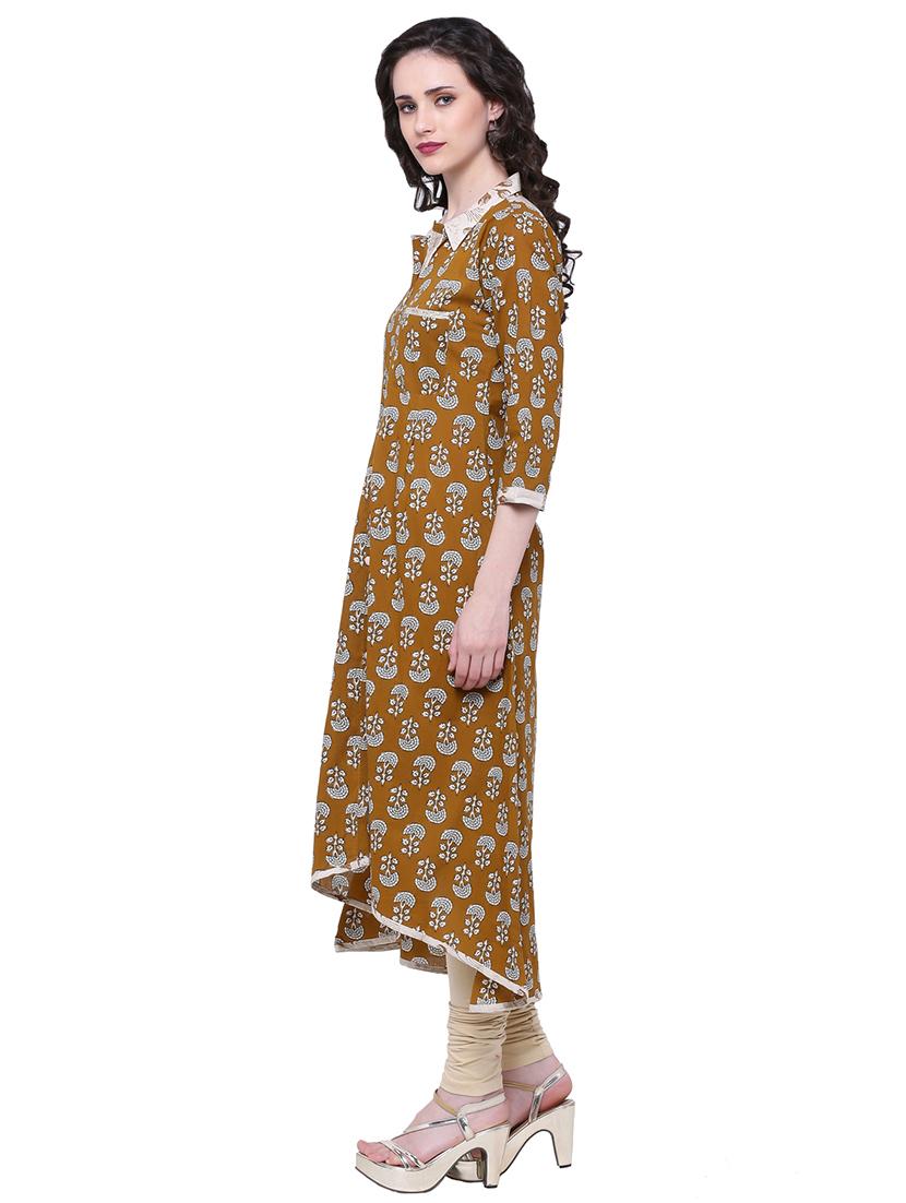 women's asymmetric kurta - 15774757 - Standard Image - 1