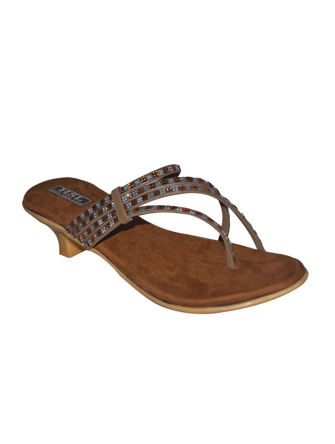 brown toe separator sandals