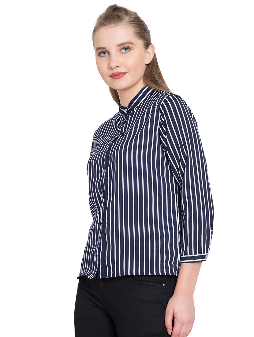 navy striped shirt - 15780058 -  Standard Image - 1